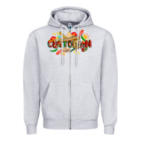 Heather Grey cinco de mayo custodian Zipper Hoodie - CowGirlArtShop