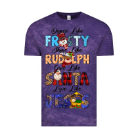 Cloud Purple Dance Like Frosty Shine Like Rudolph Give Like Vintage Tee - MaliasSmallBusiness