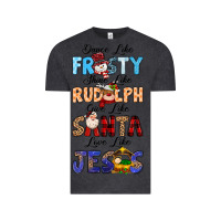 Vintage Black Dance Like Frosty Shine Like Rudolph Give Like Vintage Tee - MaliasSmallBusiness