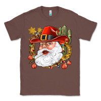 Chestnut Cowboy Santa Classic Tee - NancyCooperArtShop