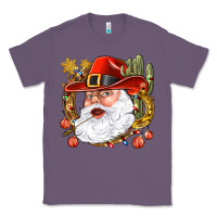 Lavender Cowboy Santa Classic Tee - NancyCooperArtShop