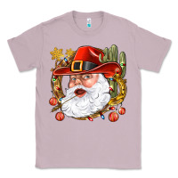 Lilac Cowboy Santa Classic Tee - NancyCooperArtShop