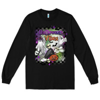 Black halloween vibes Long Sleeve Tee - BarkalooDesign