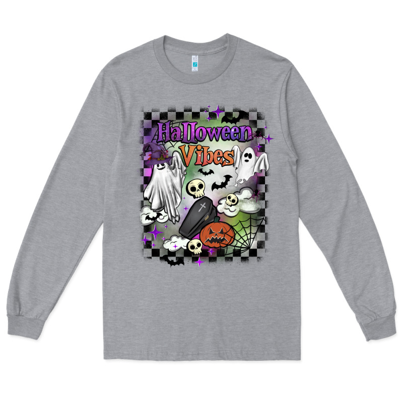 Halloween Vibes Long Sleeve Tee by BarkalooDesign | Teevron