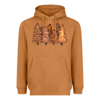 Meerkat melanin christmas trees with lights Heavyweight Hoodie - FaDigitalArtStudio