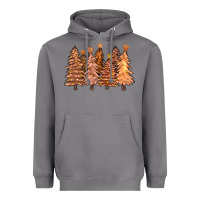 Storm melanin christmas trees with lights Heavyweight Hoodie - FaDigitalArtStudio