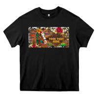 Black (preview)western turquoise gemstone horse cowhide leopard floral backg Heavy Core Tee - Artiststas