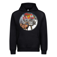 Black mule buck deer christmas Urban Hoodie - LillyAllenDesigns