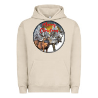 Pigment French Oak mule buck deer christmas Urban Hoodie - LillyAllenDesigns