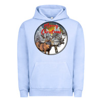Pigment Grape Ice mule buck deer christmas Urban Hoodie - LillyAllenDesigns