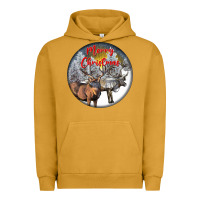 Pigment Peanut Butter mule buck deer christmas Urban Hoodie - LillyAllenDesigns