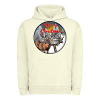 Pigment Pistachio mule buck deer christmas Urban Hoodie - LillyAllenDesigns