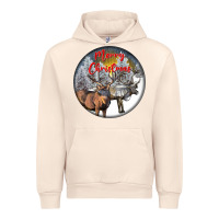 Sandshell mule buck deer christmas Urban Hoodie - LillyAllenDesigns