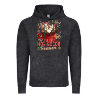 Vintage Black hot cocoa season Vintage Hoodie - MaliasSmallBusiness