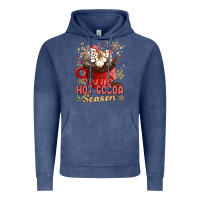 Vintage Denim hot cocoa season Vintage Hoodie - MaliasSmallBusiness
