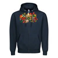 Navy cinco de mayo principal Zipper Hoodie - CowGirlArtShop