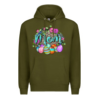 Army Green Easter Mom  Happy Easter Day Premium Hoodie - CowGirlArtShop