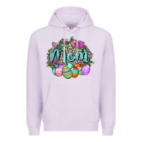 Lilac Easter Mom  Happy Easter Day Premium Hoodie - CowGirlArtShop