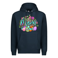 Navy Easter Mom  Happy Easter Day Premium Hoodie - CowGirlArtShop