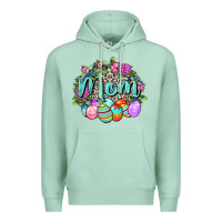 Seafoam Easter Mom  Happy Easter Day Premium Hoodie - CowGirlArtShop