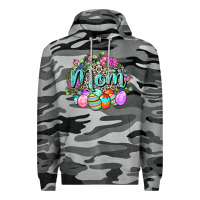 Slate Camo Easter Mom  Happy Easter Day Premium Hoodie - CowGirlArtShop