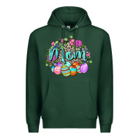 Sports Green Easter Mom  Happy Easter Day Premium Hoodie - CowGirlArtShop