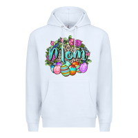 White Easter Mom  Happy Easter Day Premium Hoodie - CowGirlArtShop