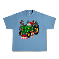 Pebble Blue farm tractor christmas Urban Heavy Tee - MaliasSmallBusiness