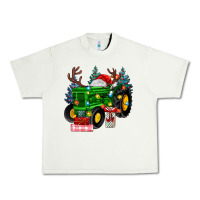 Pistachio farm tractor christmas Urban Heavy Tee - MaliasSmallBusiness