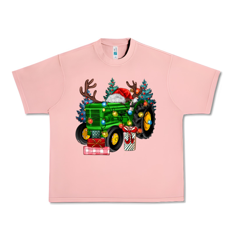 Farm Tractor Christmas Urban Heavy Tee by MaliasSmallBusiness | Teevron