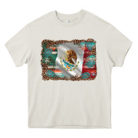 Cream mexico gemstone leopard Heavy Core Tee - AdoDesignShop