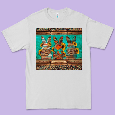 Western Easter Bunnies Premium Tee Designed By Jasminsmagicworld