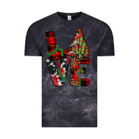 Cloud Black christmas love Vintage Tee - JahusDesignShop
