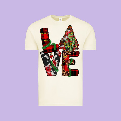 Christmas Love Vintage Tee Designed By Jahusdesignshop