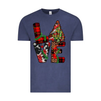 Vintage Denim christmas love Vintage Tee - JahusDesignShop