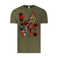 Vintage Olive christmas love Vintage Tee - JahusDesignShop