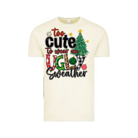Vintage Arctic too cute to wear ugly  christmas Vintage Tee - MaliasSmallBusiness