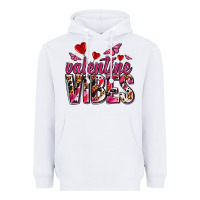 White valentine vibes olivia Heavyweight Hoodie - OliviaCreatesArt