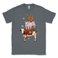 Merry Christmas Farm Animals Classic Tee | Teevron