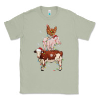 Matcha Merry Christmas Farm Animals Classic Tee - MaliasSmallBusiness