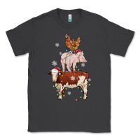 Smoke Merry Christmas Farm Animals Classic Tee - MaliasSmallBusiness