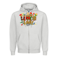 Dove Grey cinco de mayo lunch lady Zipper Hoodie - CowGirlArtShop