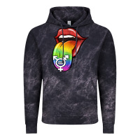 Cloud Black Pride LGBT Sign Tongue Vintage Hoodie - Jasminsmagicworld
