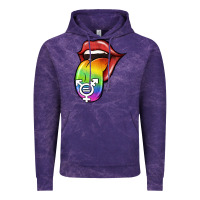 Cloud Purple Pride LGBT Sign Tongue Vintage Hoodie - Jasminsmagicworld