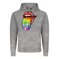 Cloud Rock Pride LGBT Sign Tongue Vintage Hoodie - Jasminsmagicworld