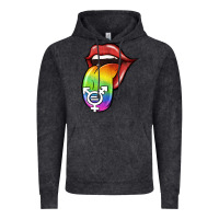 Vintage Black Pride LGBT Sign Tongue Vintage Hoodie - Jasminsmagicworld