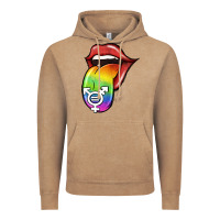 Vintage Coffee Pride LGBT Sign Tongue Vintage Hoodie - Jasminsmagicworld