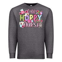 Charcoal Heather Easter Day One hoppy Nurse Premium Sweatshirt - OliviaCreatesArt