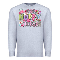 Heather Grey Easter Day One hoppy Nurse Premium Sweatshirt - OliviaCreatesArt
