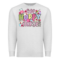 Oatmeal Heather Easter Day One hoppy Nurse Premium Sweatshirt - OliviaCreatesArt